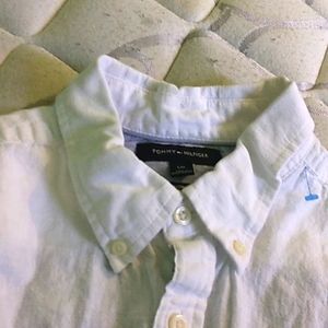 Tommy Hilfiger button up large size tri colored